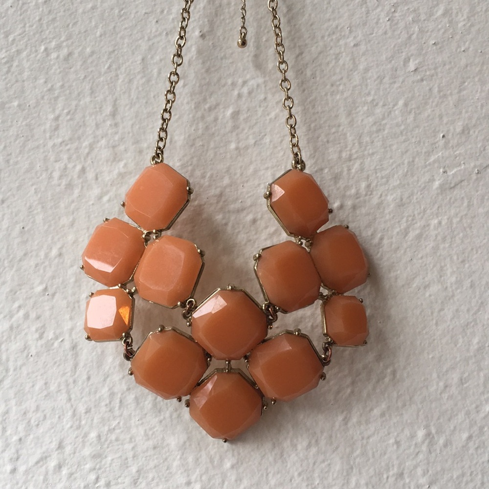 Nordstrom’s BP orange and gold necklace